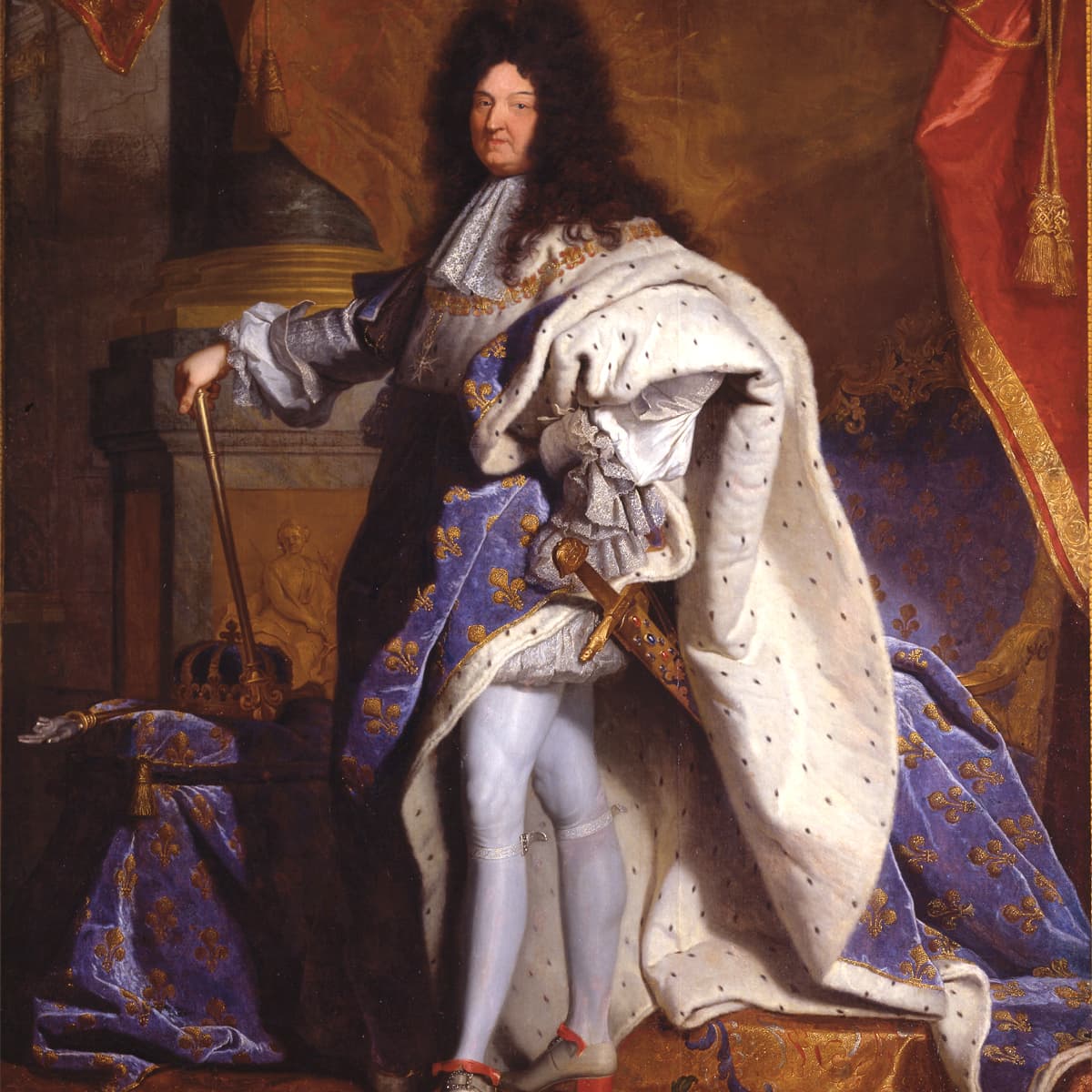 Entering the Château