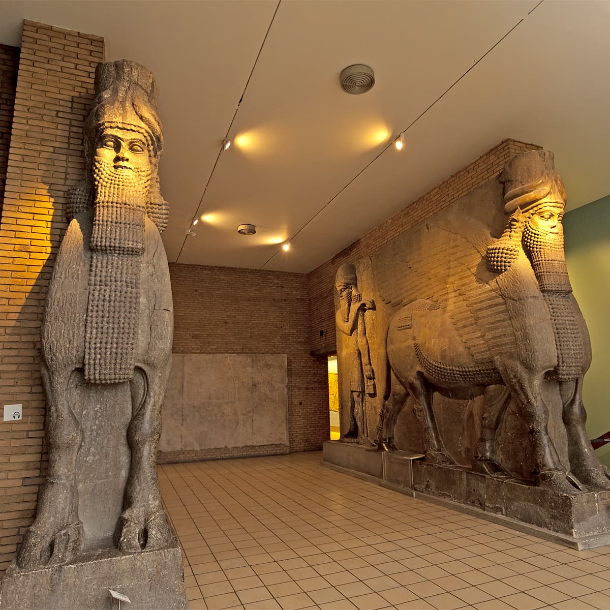 Two Winged Bulls from Khorsabad