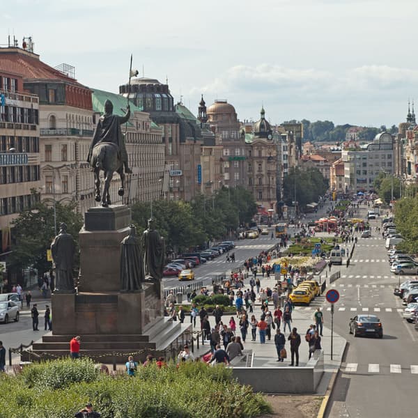 Tour Begins: Wenceslas Square