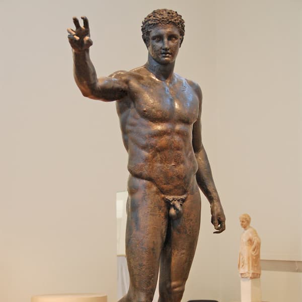 Bronze Statue of a Youth