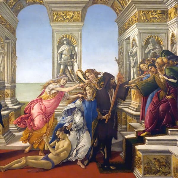 Botticelli: La Calunnia